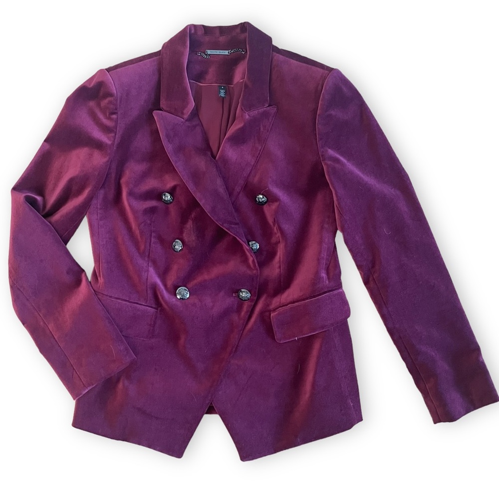 White House Black Market velvet blazer